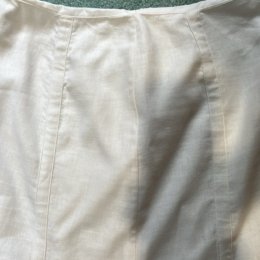 Christopher & Banks Elegant White Maxi Skirt - Picture 3 of 5